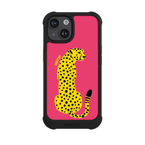 Apple iPhone 15 NIVOmax Colourful Yellow Cat