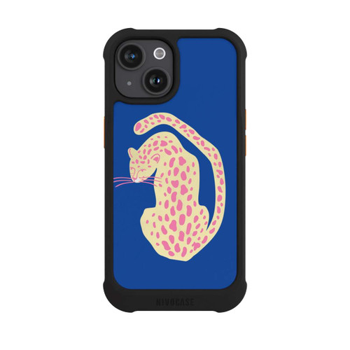 Apple iPhone 15 NIVOmax Blue Pink Cat