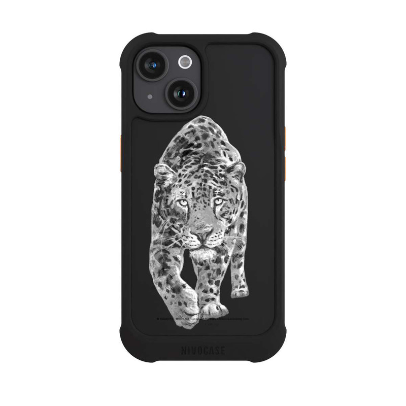 iPhone 15 NIVOmax Leopard transparent