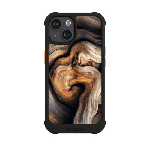 Apple iPhone 15 NIVOmax Rustic Wood