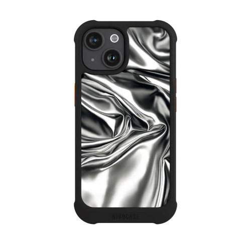 Apple iPhone 15 NIVOmax Shiny Chrome Silver