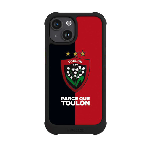 Apple iPhone 15 NIVOmax RCT Logo Rouge Noir