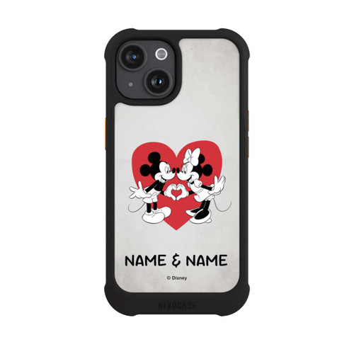 Apple iPhone 15 NIVOmax Minnie und Micky Personalisierbar