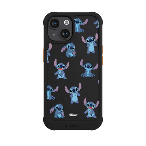 Apple iPhone 15 NIVOmax Stitch Faces Pattern Transparent