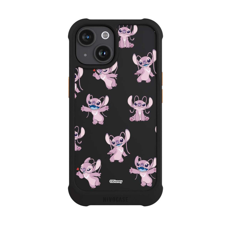 iPhone 15 NIVOmax Angel Faces Pattern Transparent
