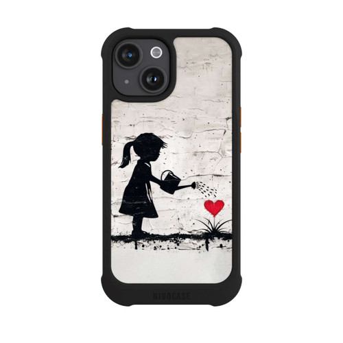 Apple iPhone 15 NIVOmax Girl Watering Bunch of Flowers 