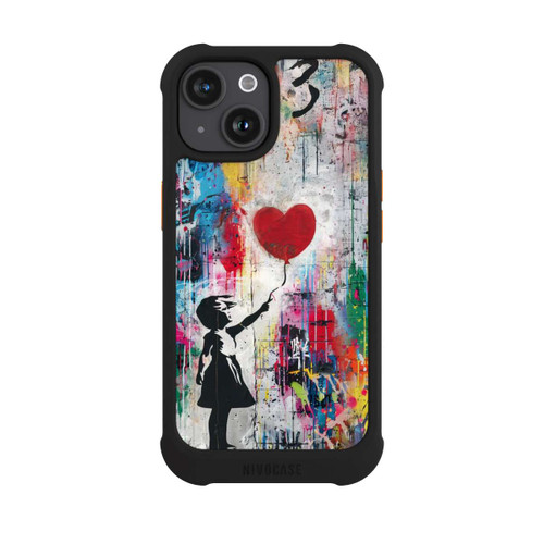 Apple iPhone 15 NIVOmax Balloon Girl Colorful