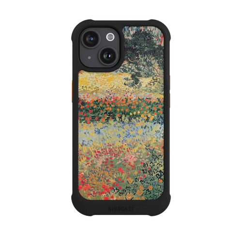 Apple iPhone 15 NIVOmax Garden in Bloom, Arles, July 1888 by Vincent van Gogh
