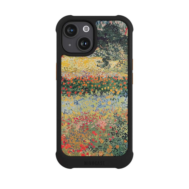 iPhone 15 NIVOmax Garden in Bloom, Arles, July 1888 by Vincent van Gogh