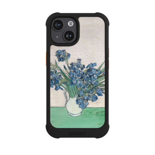 Apple iPhone 15 NIVOmax Irises, by Vincent Van Gogh