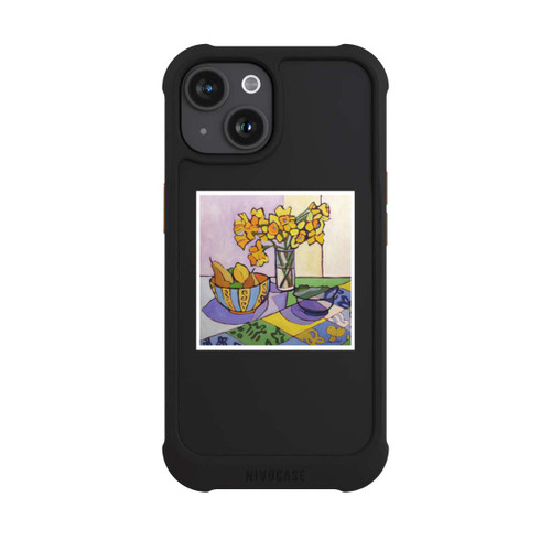 Apple iPhone 15 NIVOmax Daffodil Patchwork, 2023, by Catherine J Martzloff