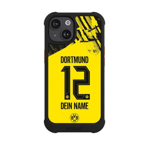 Apple iPhone 15 NIVOmax BVB Trikot Personalisierbar 25-26