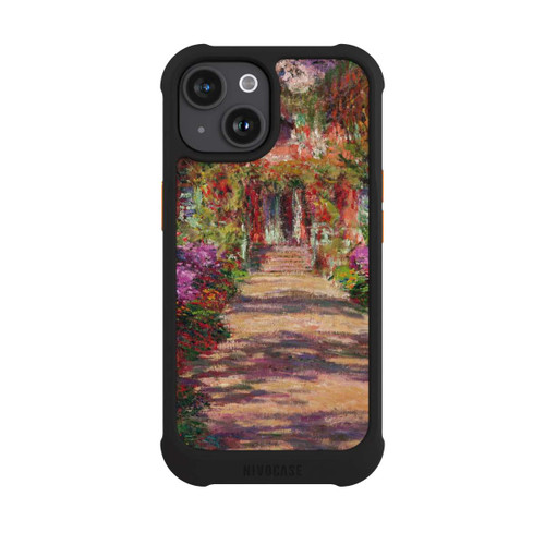 Apple iPhone 15 NIVOmax Eine Allee in Monets Garten in Giverny by Claude Monet