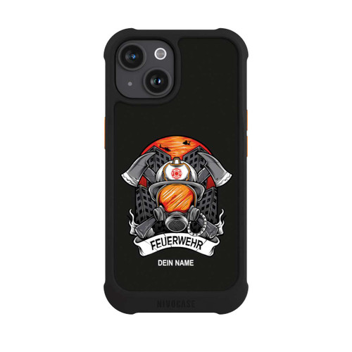 Apple iPhone 15 NIVOmax Feuerwehr Atemschutz Personalisierbar