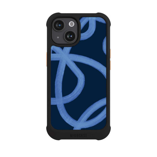 Apple iPhone 15 NIVOmax Laced Up Tones of Blue