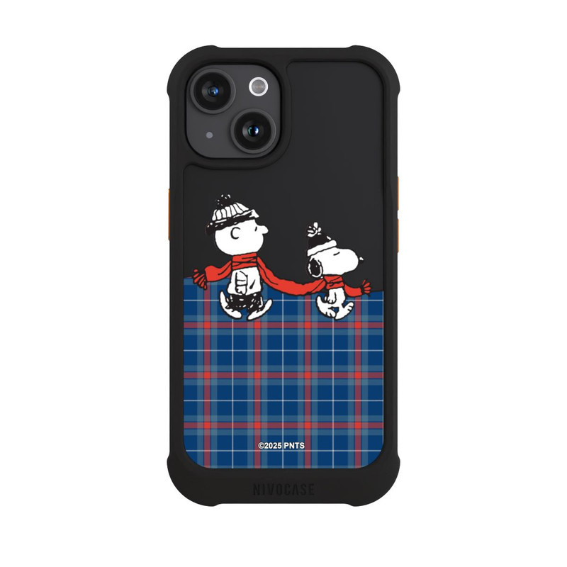 iPhone 15 NIVOmax Peanuts Weihnachtspulli Transparent