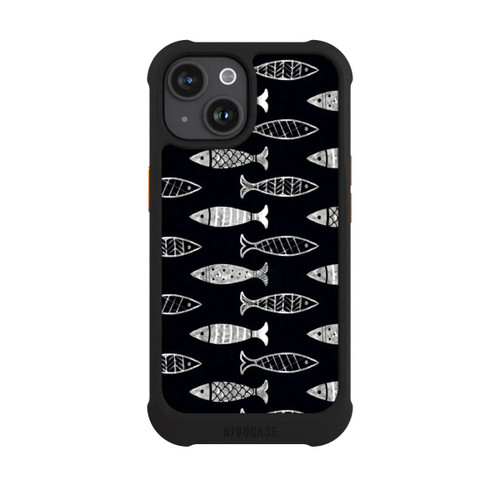 Apple iPhone 15 NIVOmax Black Fishy Theme
