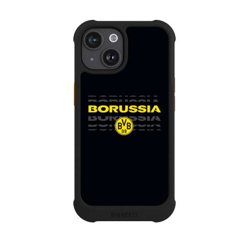 Apple iPhone 15 NIVOmax Borrussia Gelb Schwarz