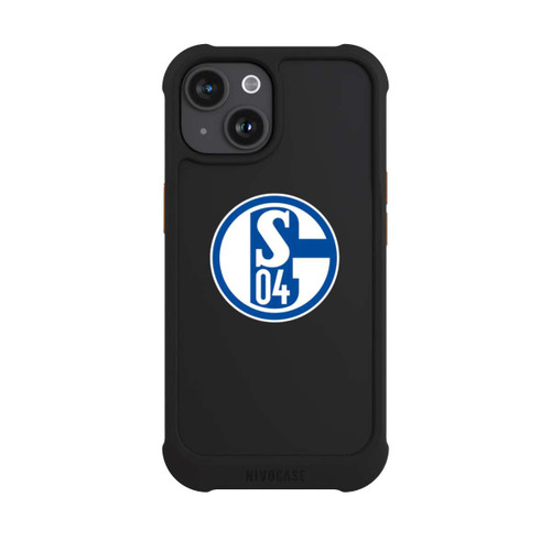 Apple iPhone 15 NIVOmax FC Schalke 04 Logo Transparent