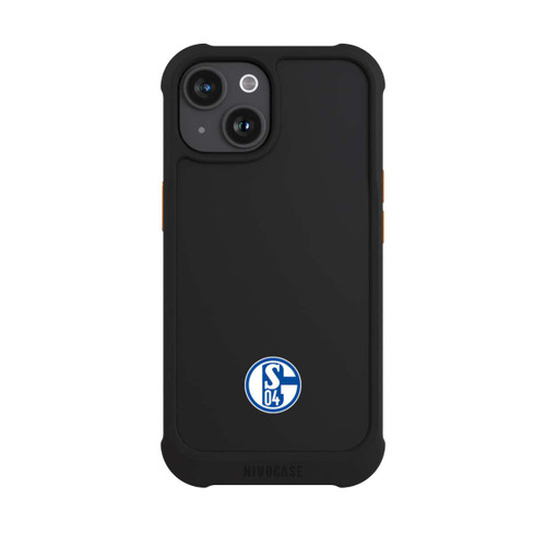 Apple iPhone 15 NIVOmax FC Schalke 04 Logo Klein Transparent