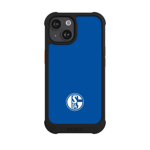 Apple iPhone 15 NIVOmax FC Schalke 04 Logo Blau