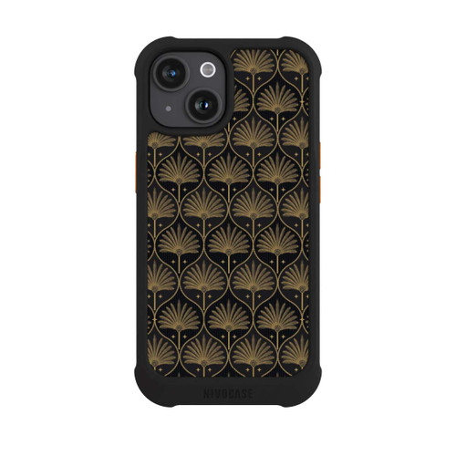 Apple iPhone 15 NIVOmax Art Deco Blätter