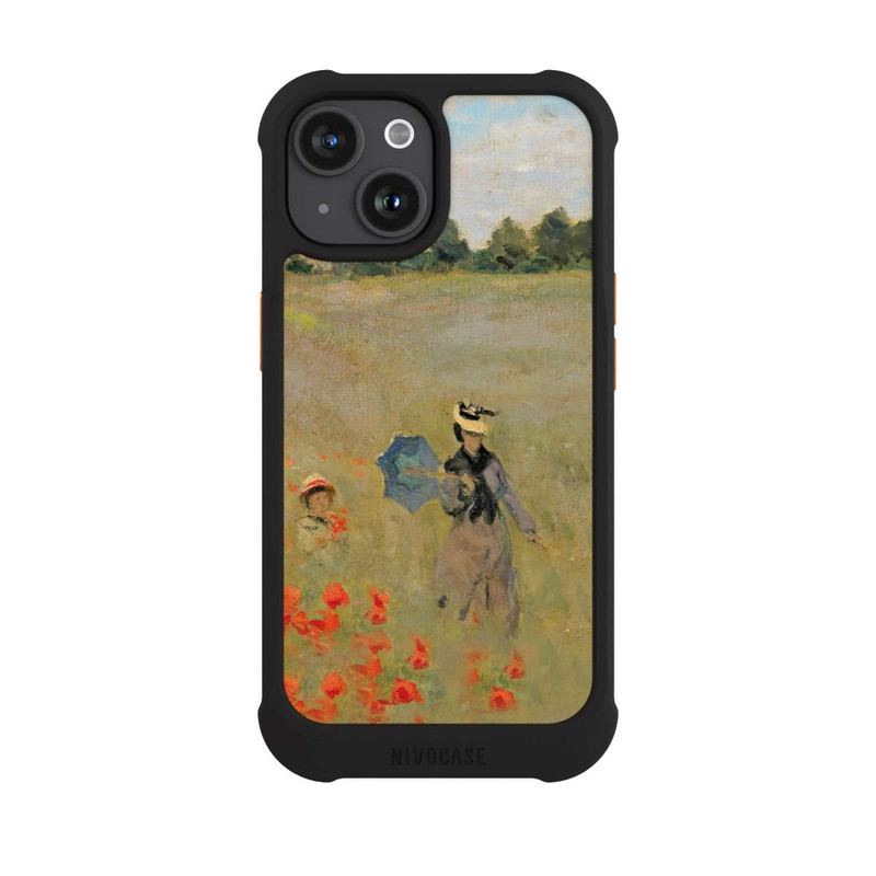 iPhone 15 NIVOmax Mohnfeld bei Argenteuil