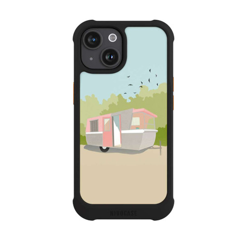 Apple iPhone 15 NIVOmax Retro Glamping by Roberta Murray