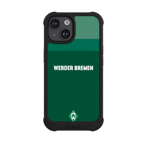Apple iPhone 15 NIVOmax Werder Bremen Schriftzug Raute