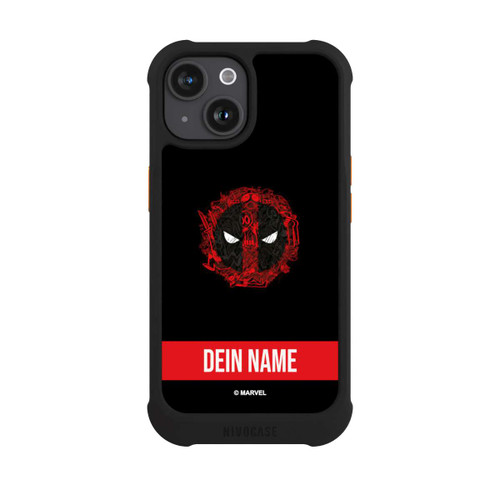 Apple iPhone 15 NIVOmax Deadpool Logo personnalisable