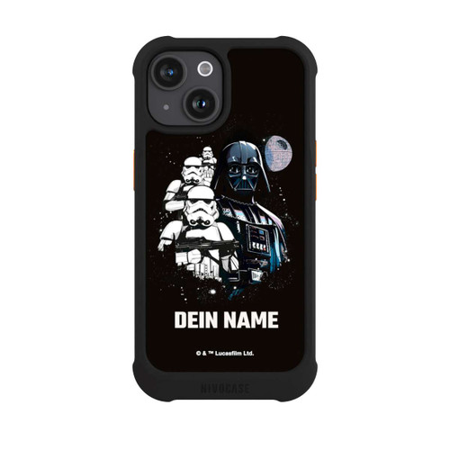 Apple iPhone 15 NIVOmax Dunkle Seite Star Wars Personalisierbar 
