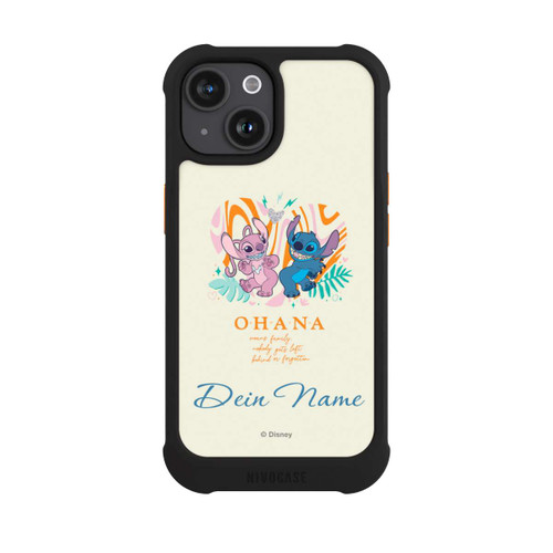 Apple iPhone 15 NIVOmax Stitch und Angel Personalisierbar