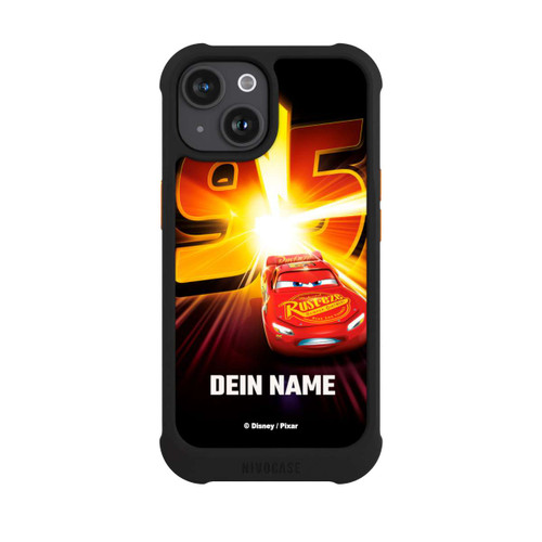 Apple iPhone 15 NIVOmax Cars Lightning 95 Personalisierbar