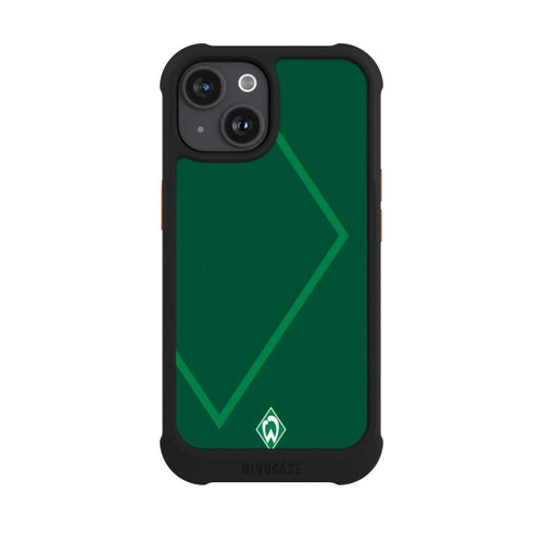 Apple iPhone 15 NIVOmax Werder Grün Rautenelement