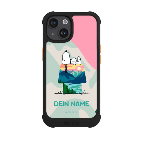 Apple iPhone 15 NIVOmax Snoopy Outdoor Personnalisable