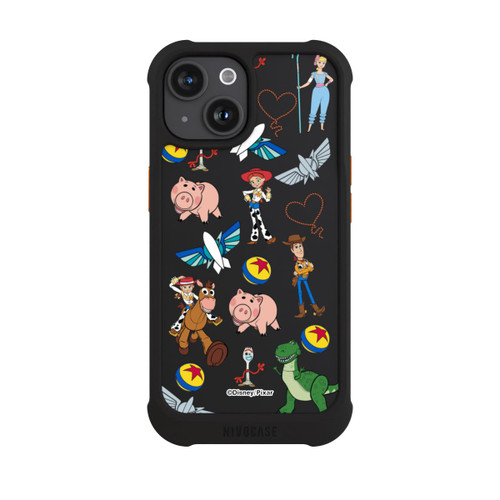 Apple iPhone 15 NIVOmax Toy Story 5 Hero Toys Pattern Transparent