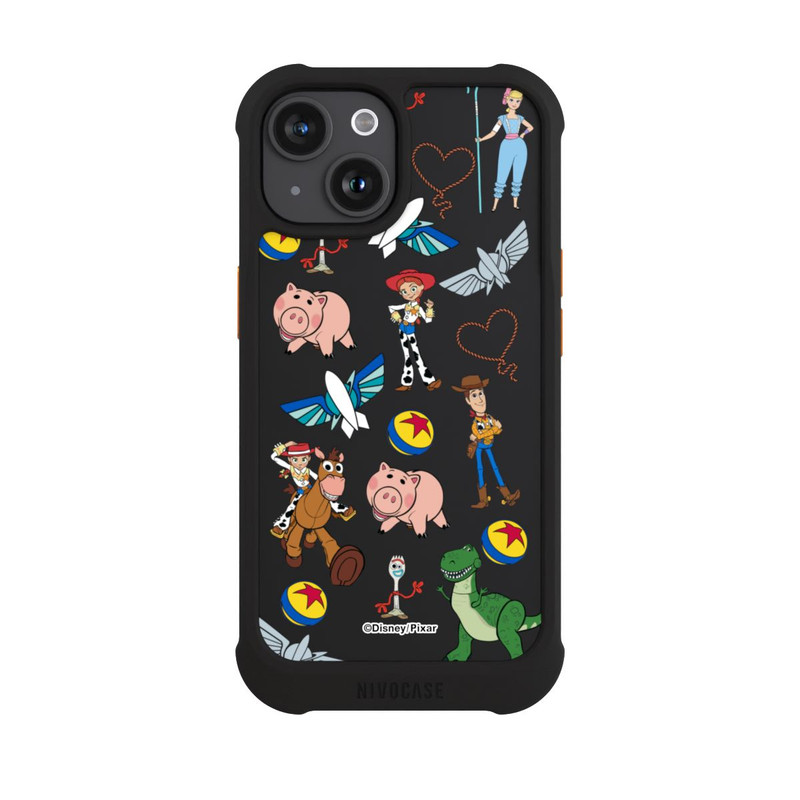 iPhone 15 NIVOmax Toy Story 5 Hero Toys Pattern Transparent