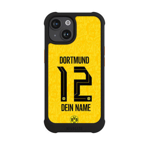 Apple iPhone 15 NIVOmax BVB Trikot Personalisierbar 26/27