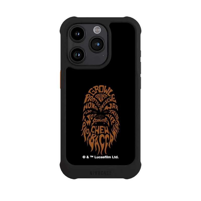 iPhone 15 Pro NIVOmax Chewbacca Typo Grafisch