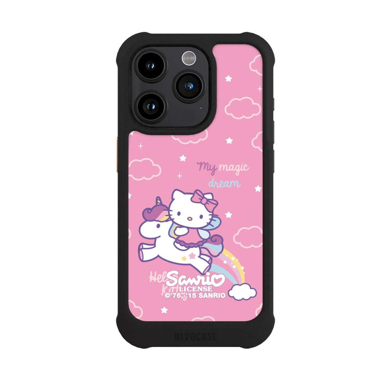 iPhone 15 Pro NIVOmax Hello Kitty - Magisches Einhorn