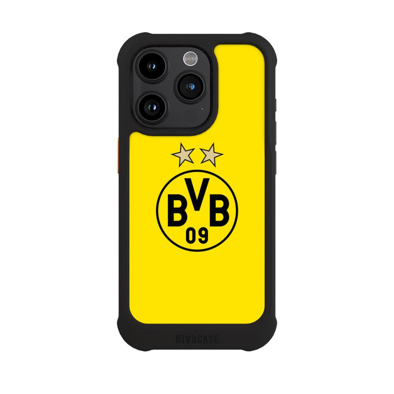 iPhone 15 Pro NIVOmax BVB Gelb / Sterne