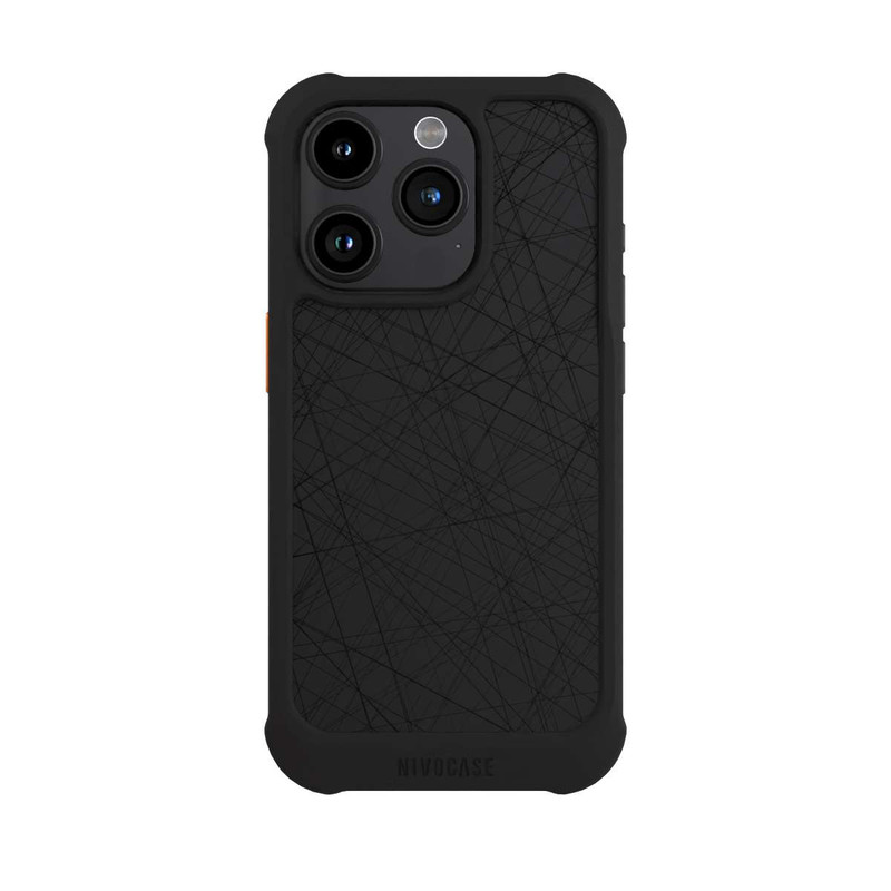 iPhone 15 Pro NIVOmax Scratches Black ohne Hintergrund