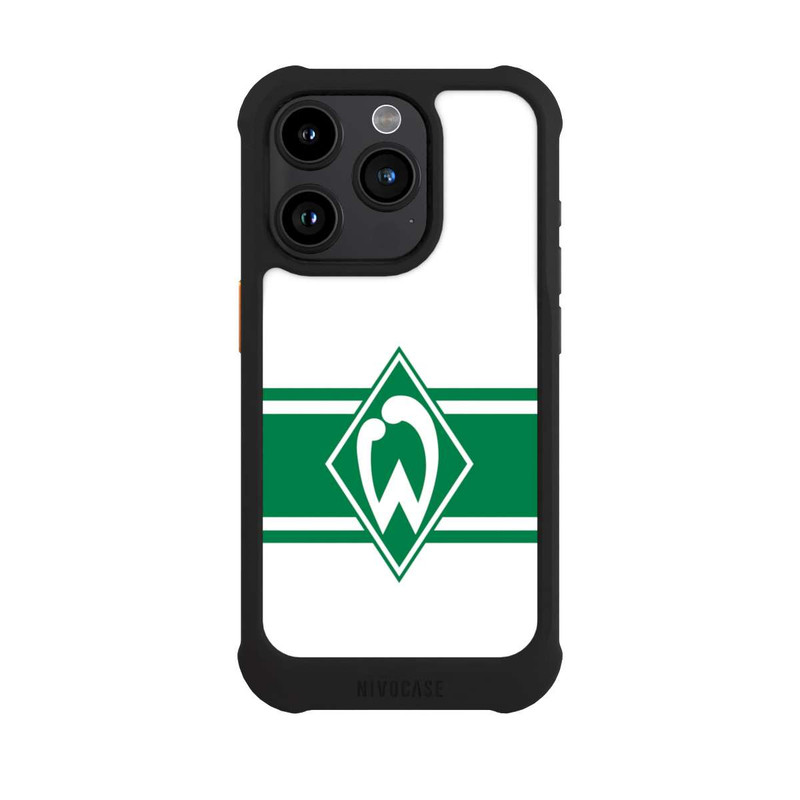 iPhone 15 Pro NIVOmax Werder Stripes White