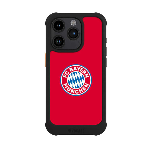 Apple iPhone 15 Pro NIVOmax FCB Logo auf Rot