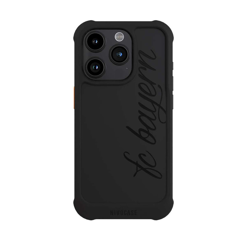 iPhone 15 Pro NIVOmax Schwarzes FCB Girlmotiv - ohne Hintergrund