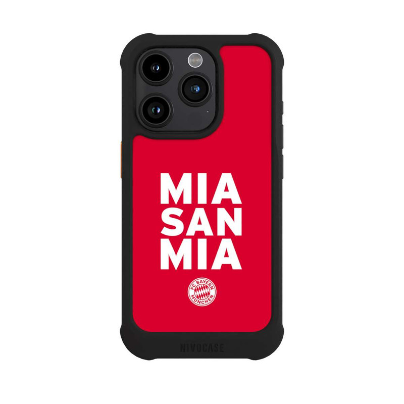 iPhone 15 Pro NIVOmax Mia San Mia FCB Rot
