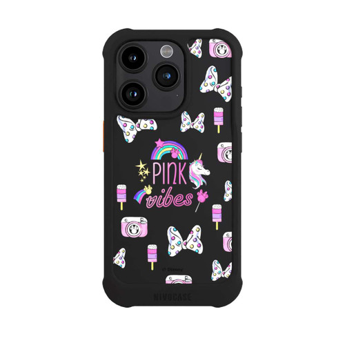 Apple iPhone 15 Pro NIVOmax Pink Vibes Transparent
