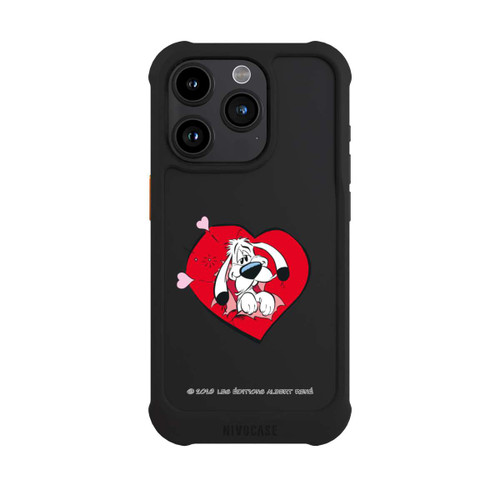 Apple iPhone 15 Pro NIVOmax Idéfix Amoureux Transparent