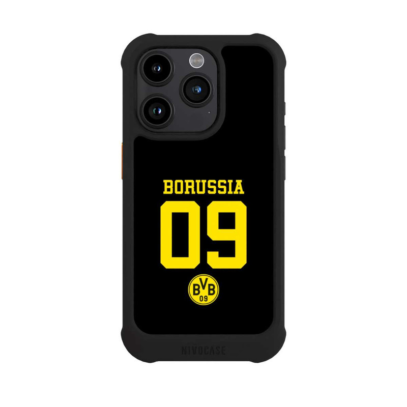 iPhone 15 Pro NIVOmax Borussia 09 Schwarz - BVB