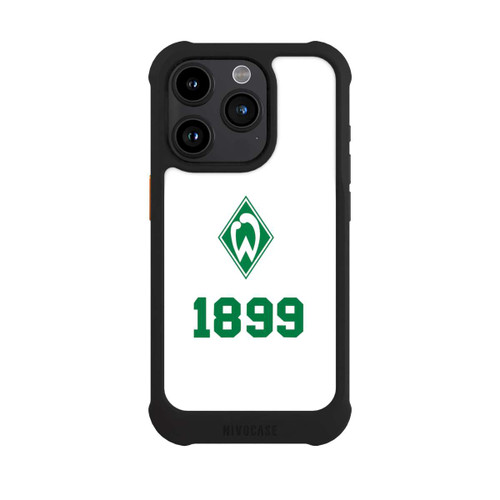 Apple iPhone 15 Pro NIVOmax 1899 Grün-Weiß Lebenslang Weiss - Werder Bremen